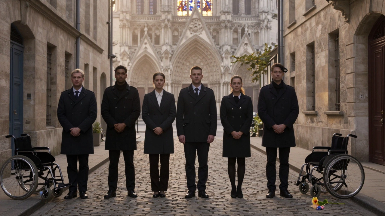 Image Change Around the Edges of the Procession Escort Reims